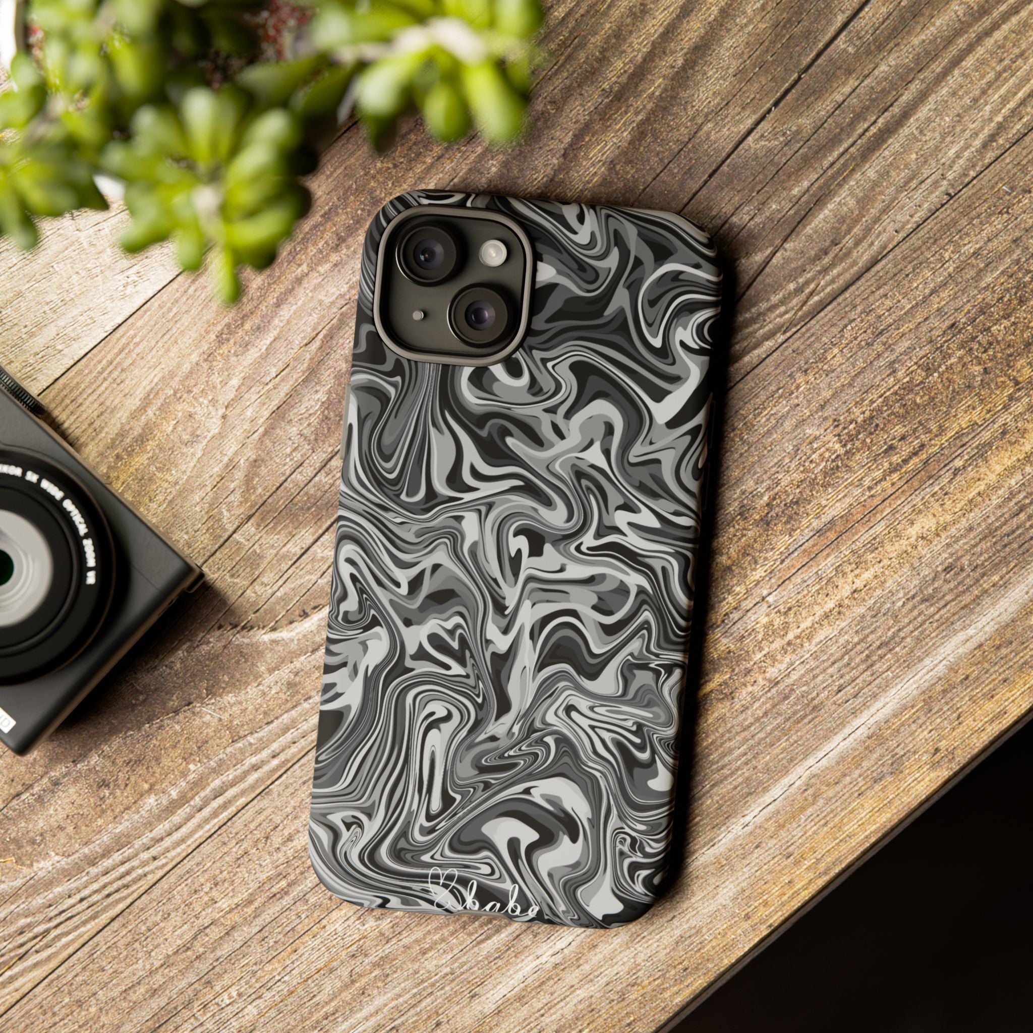 Ink Waves, Tough Phone Case.