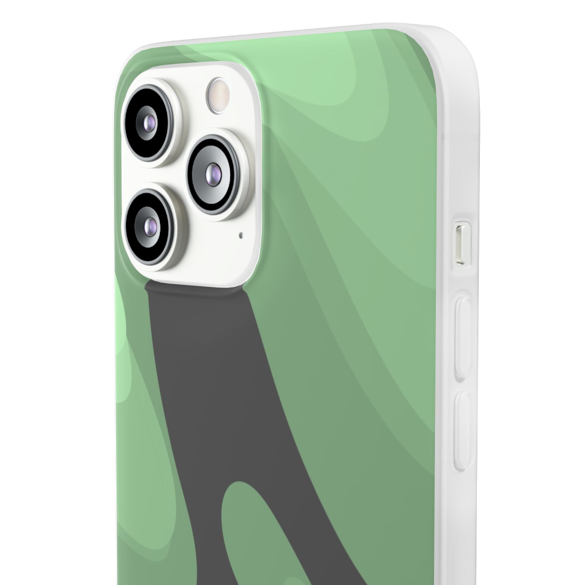 Mint Waves, Flexi Phone Case.