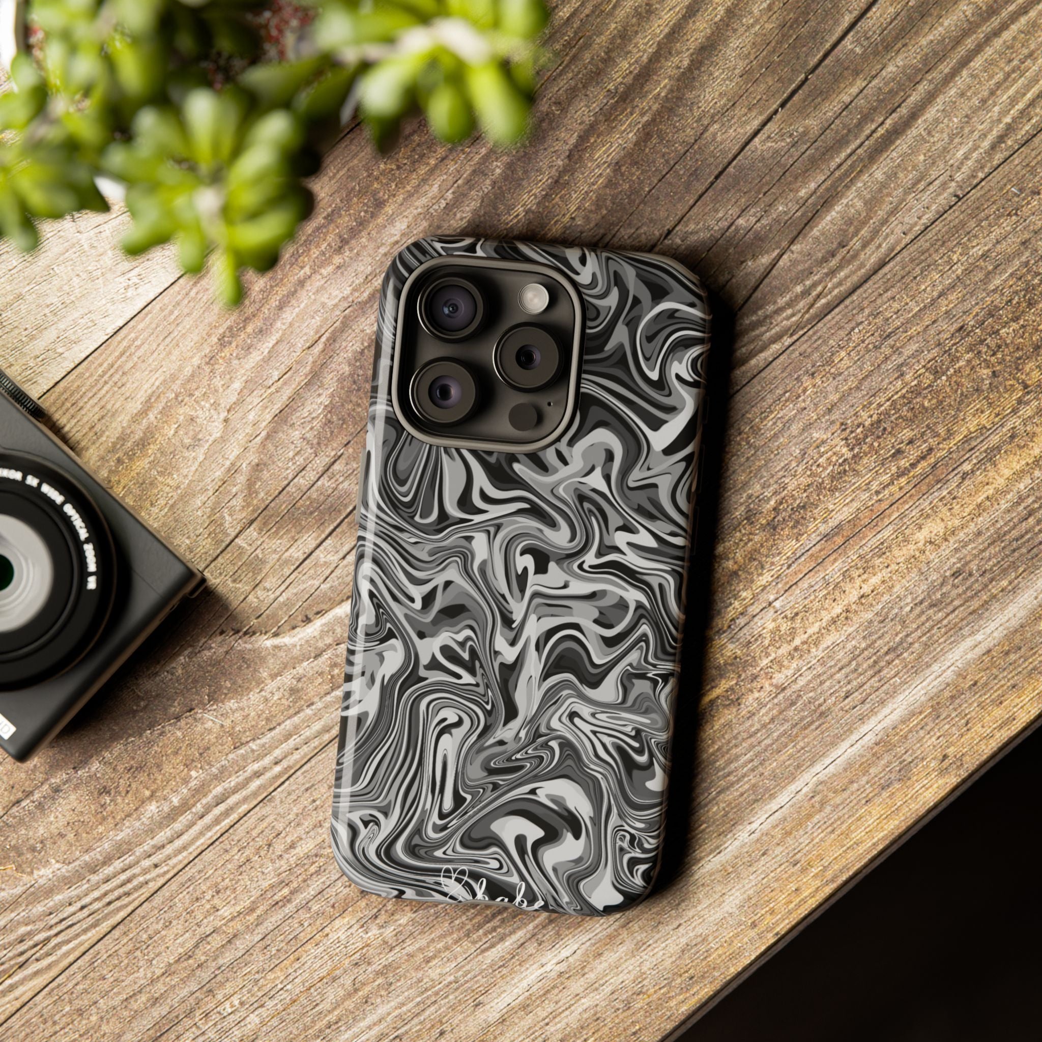 Ink Waves, Tough Phone Case.