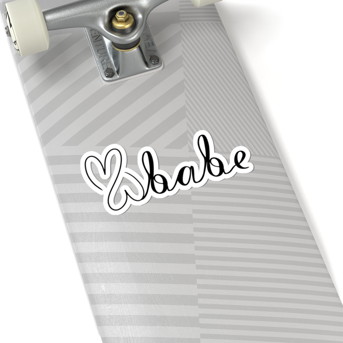 Black Logo, Kiss-Cut Stickers.