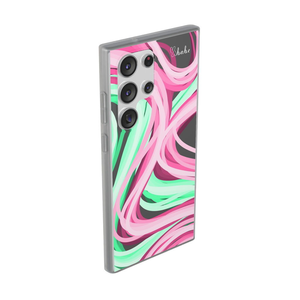 Neon Vines, Flexi Phone Case.