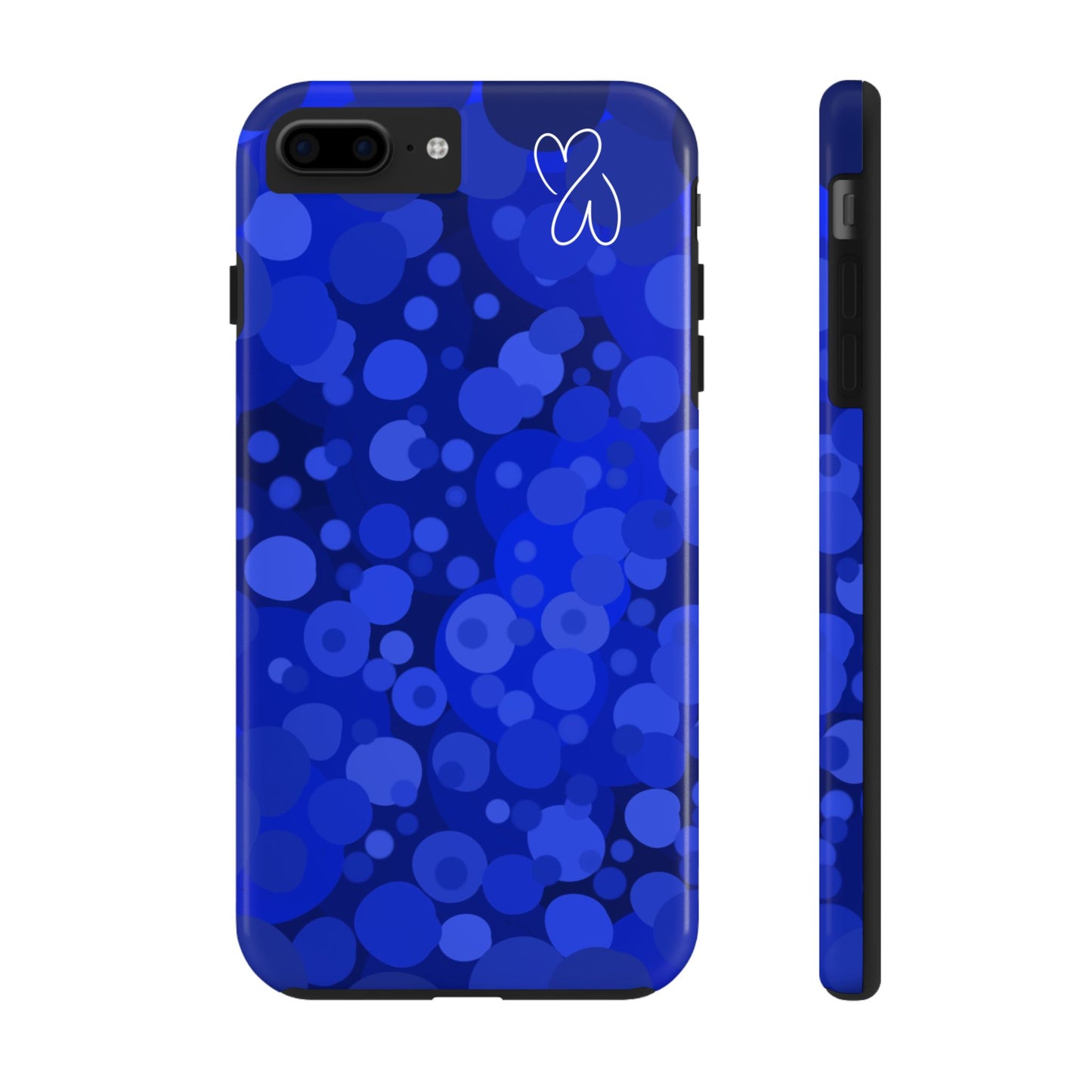 Blue Bubbles, Tough Phone Case