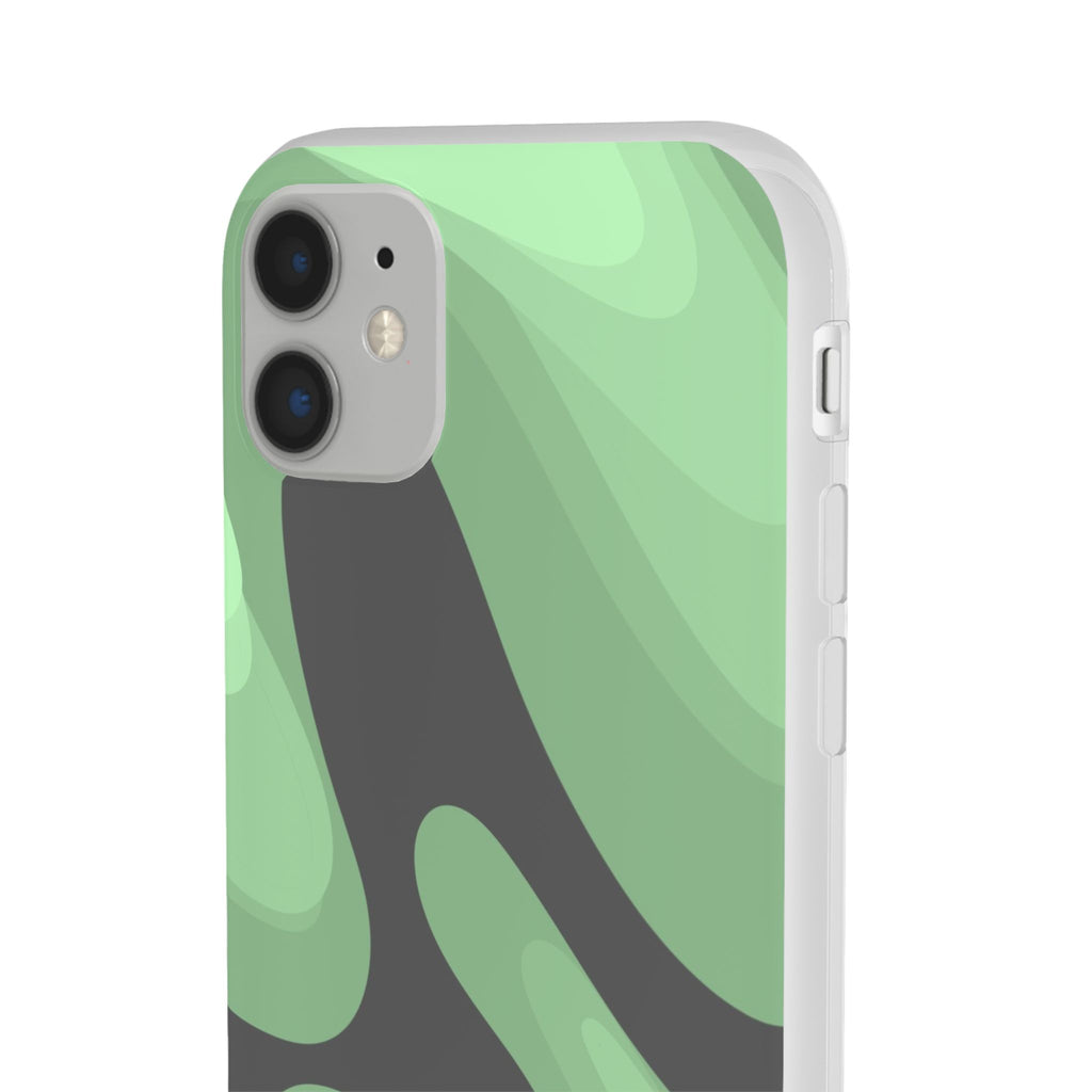 Mint Waves, Flexi Phone Case.