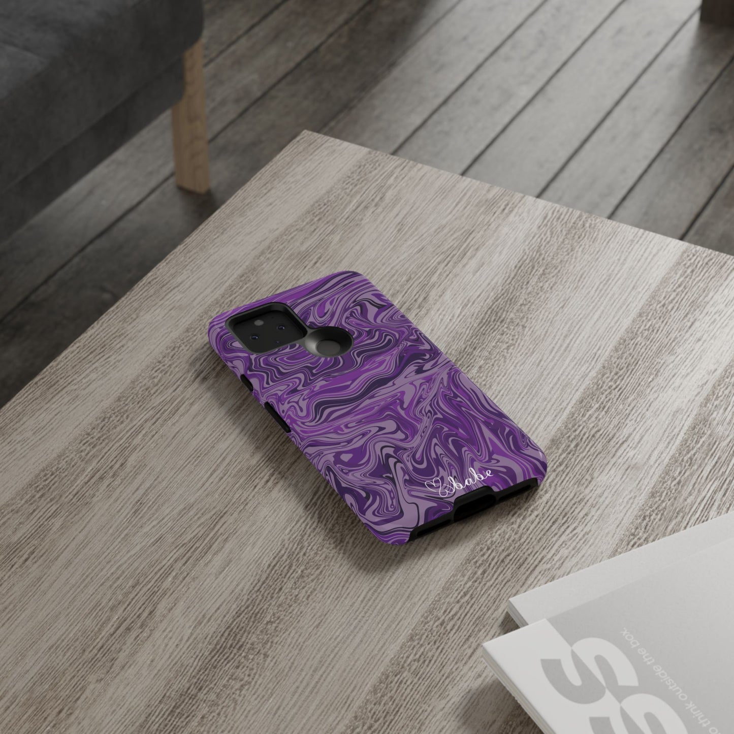 Purp Waves, Tough Phone Case.
