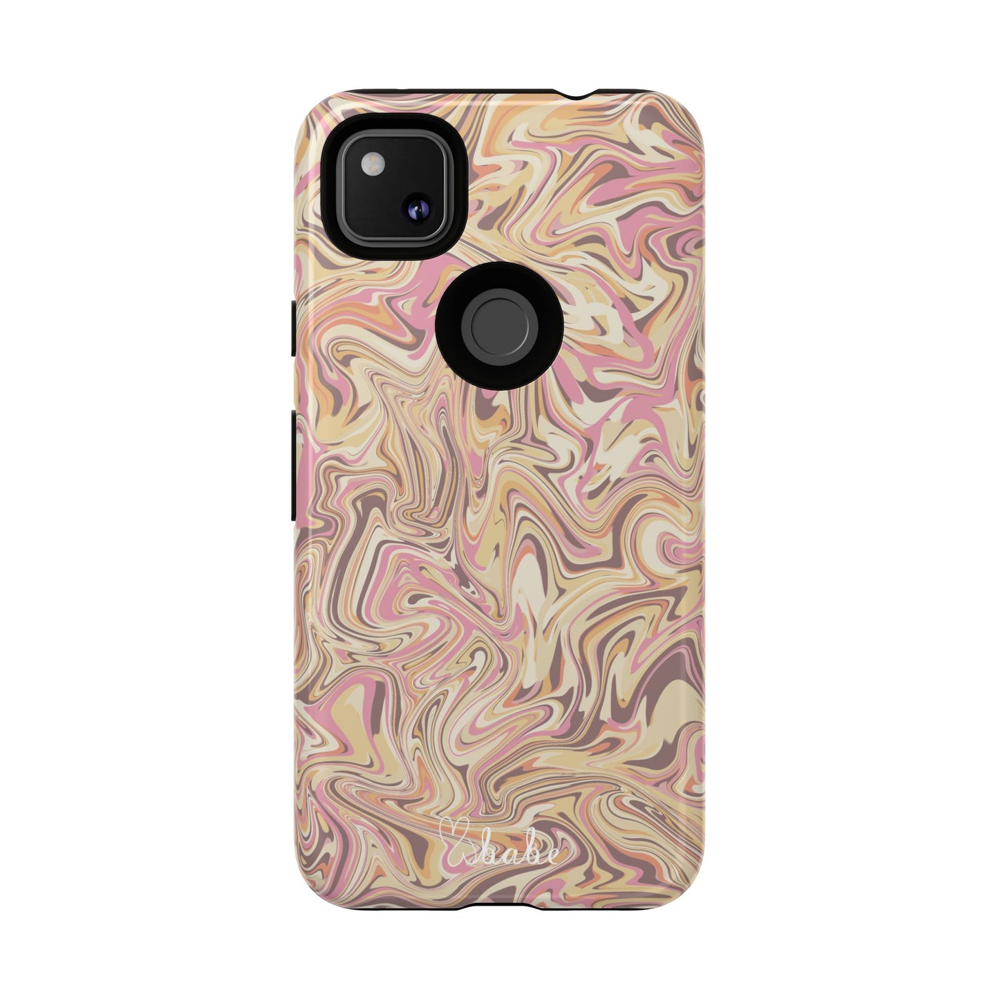 Peach Waves, Tough Phone Case.