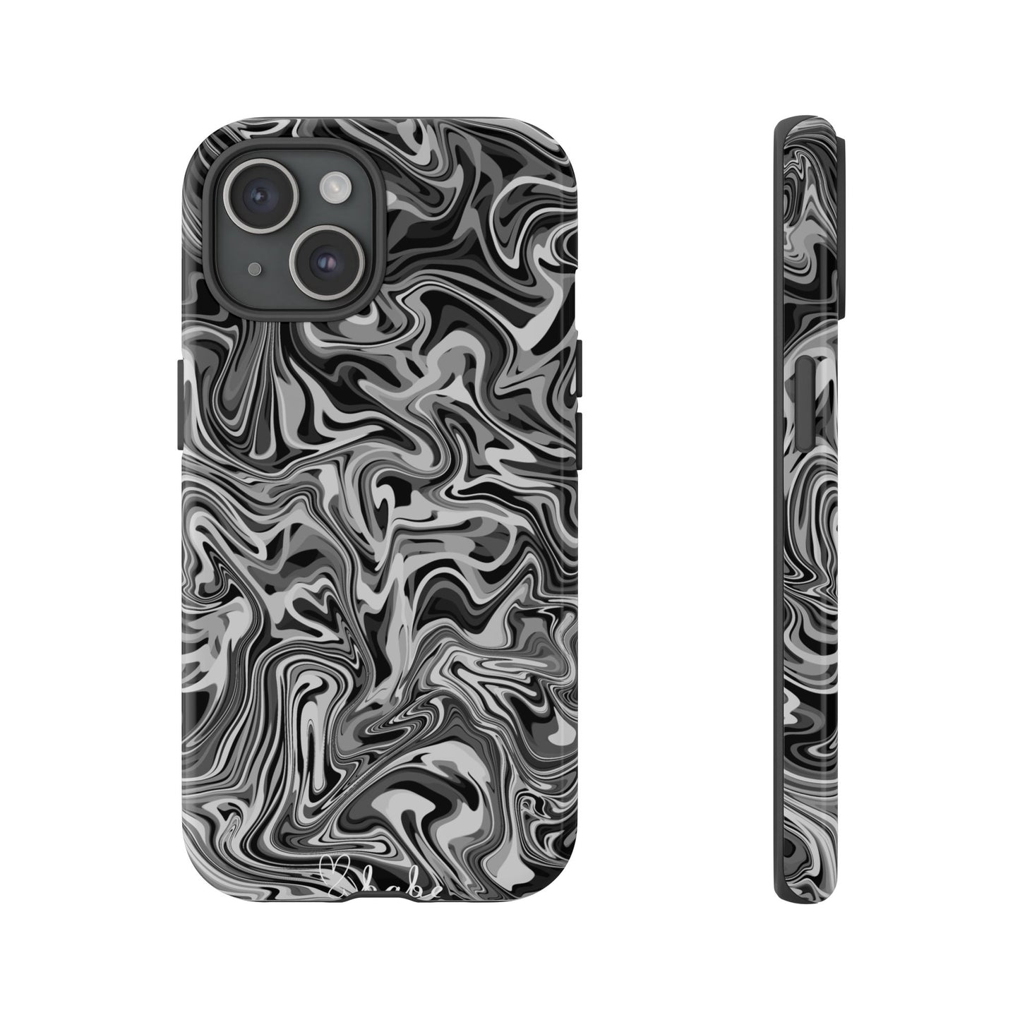 Ink Waves, Tough Phone Case.