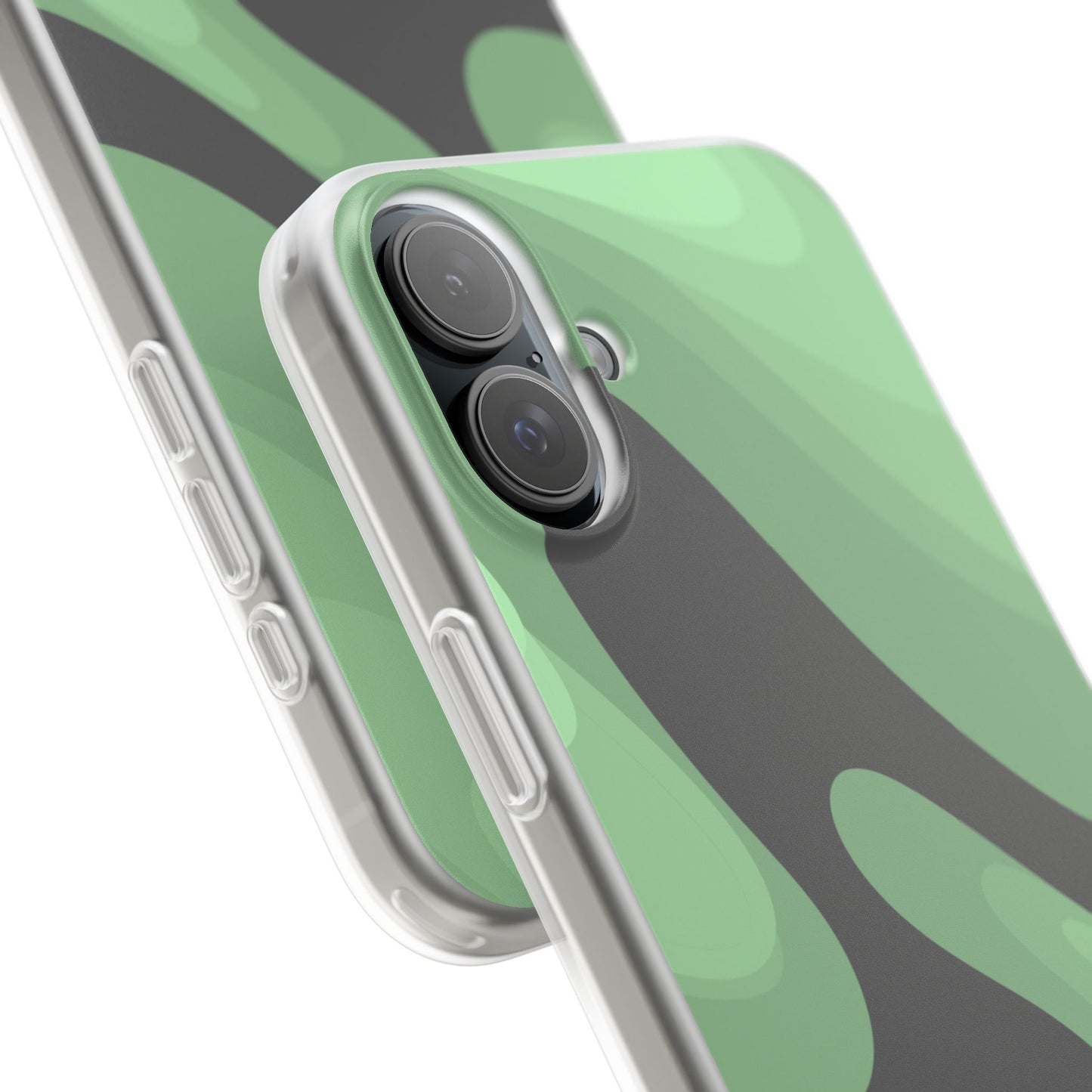 Mint Waves, Flexi Phone Case.