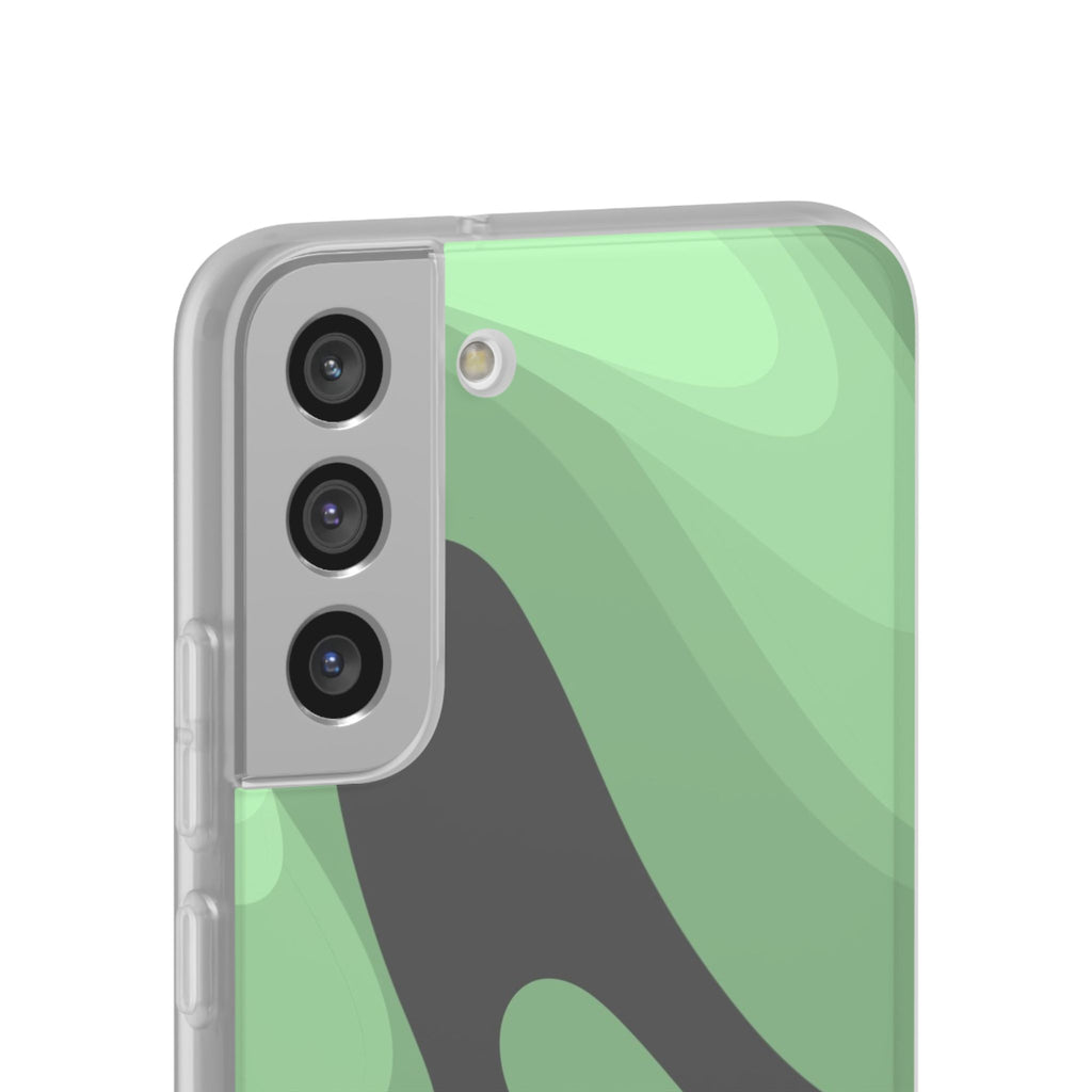 Mint Waves, Flexi Phone Case.