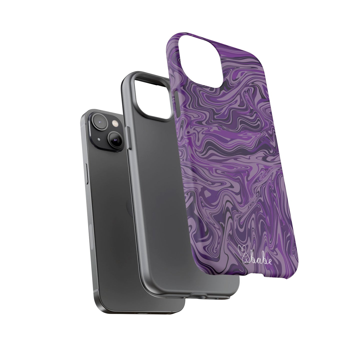 Purp Waves, Tough Phone Case.