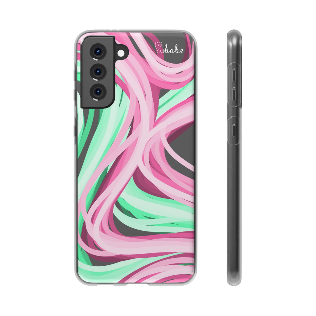 Neon Vines, Flexi Phone Case.