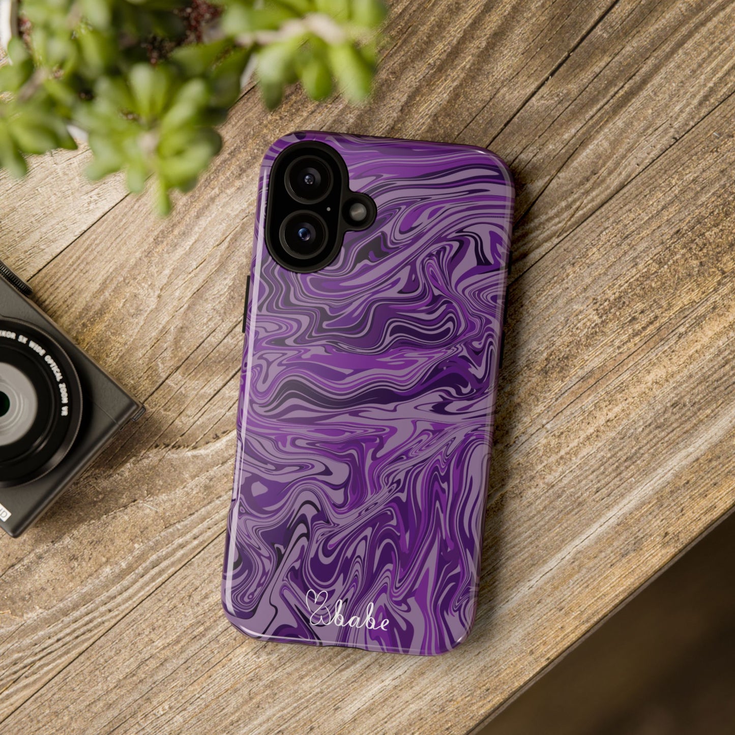 Purp Waves, Tough Phone Case.