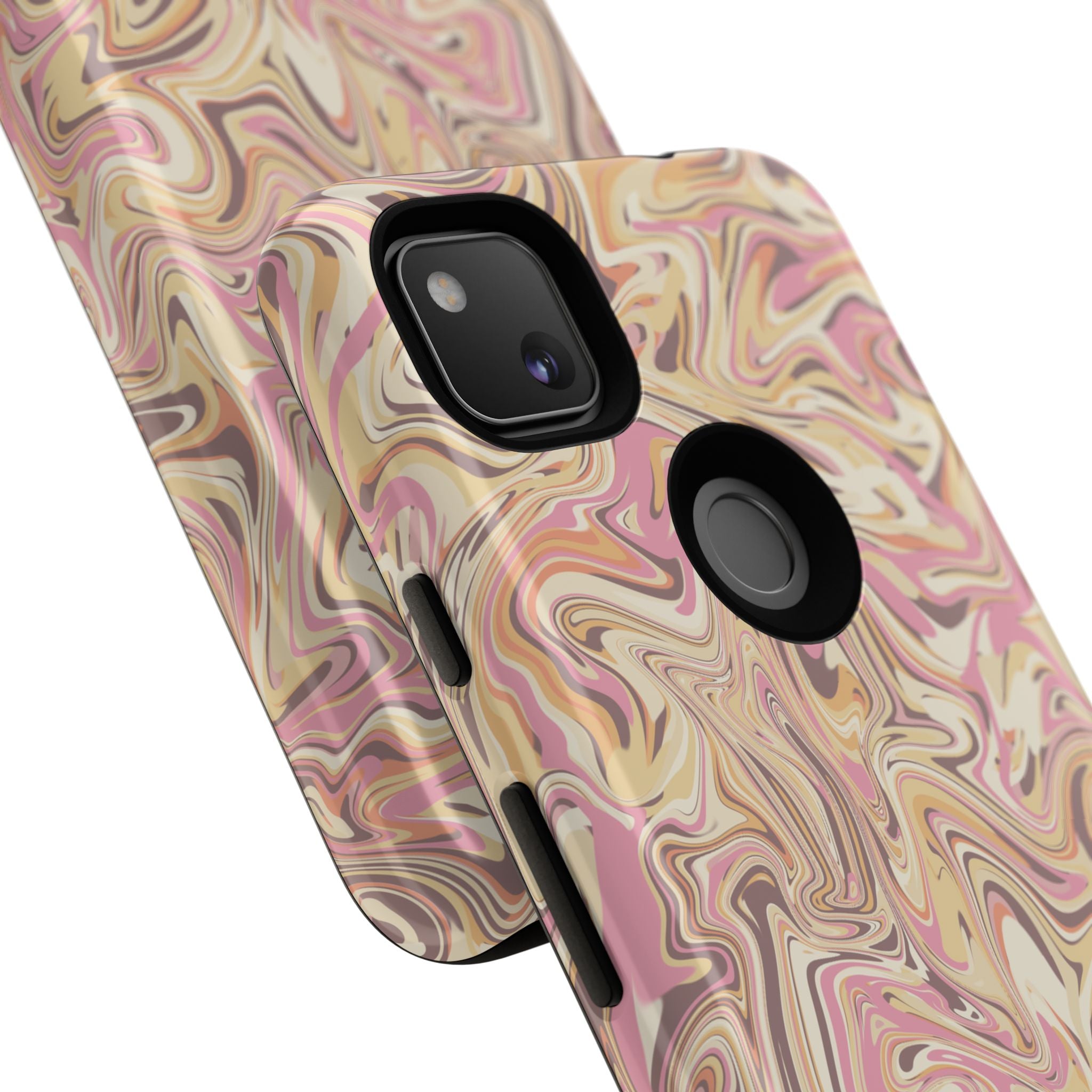 Peach Waves, Tough Phone Case.