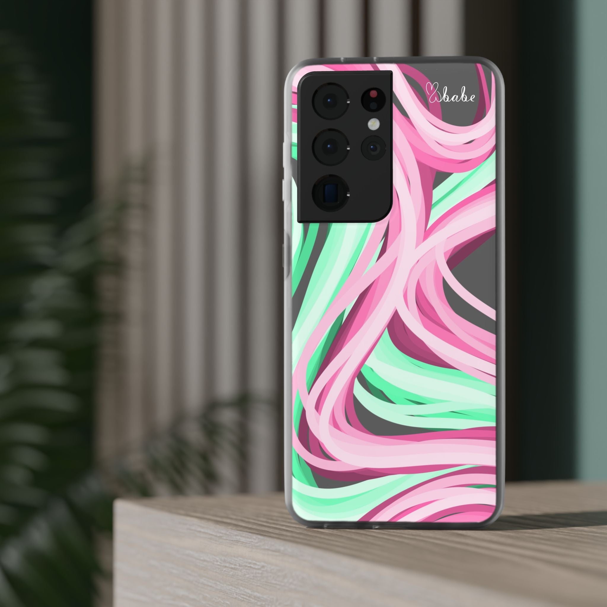 Neon Vines, Flexi Phone Case.