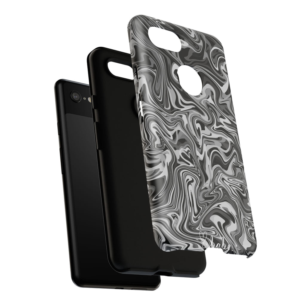 Ink Waves, Tough Phone Case.