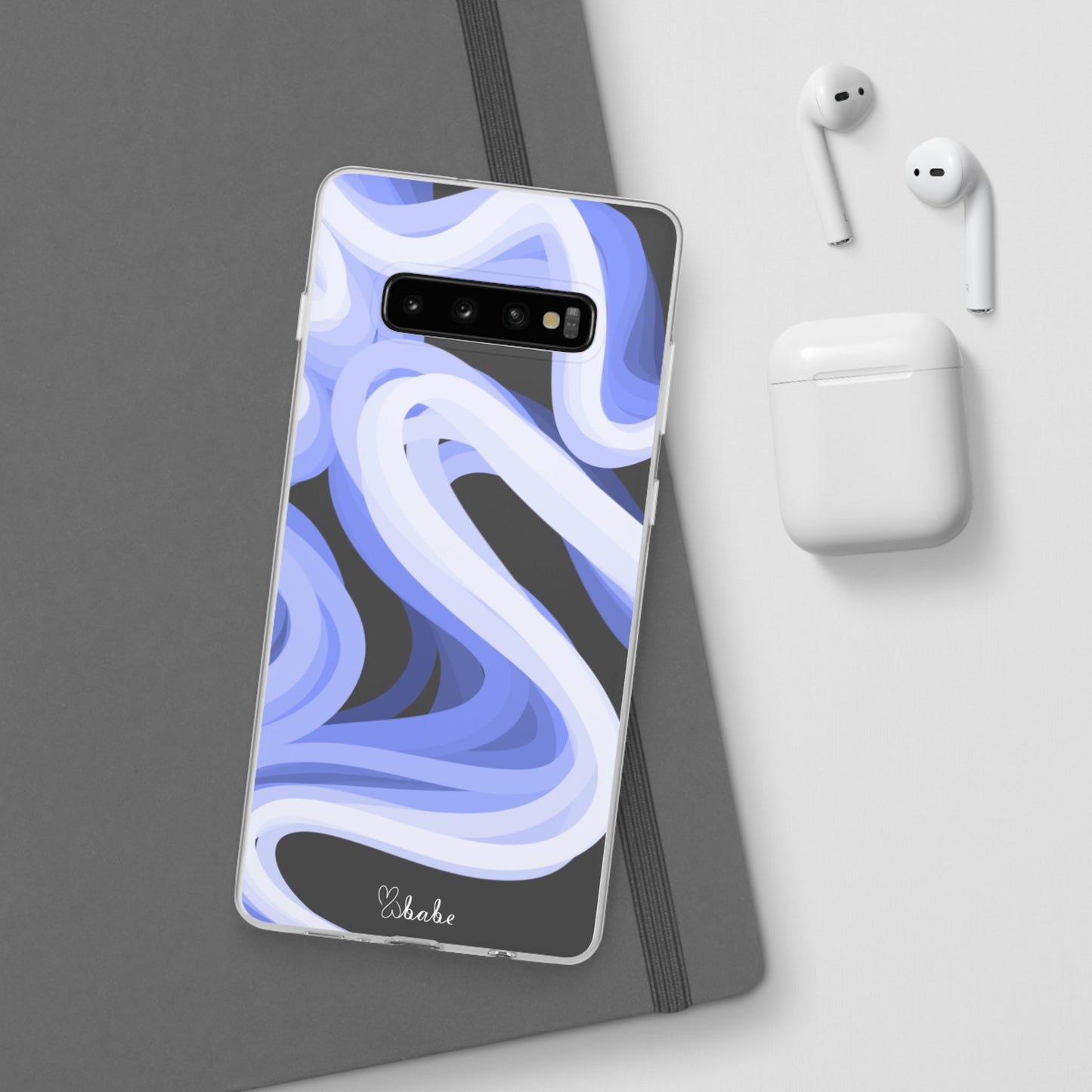 Blue Vines, Flexi Phone Case.