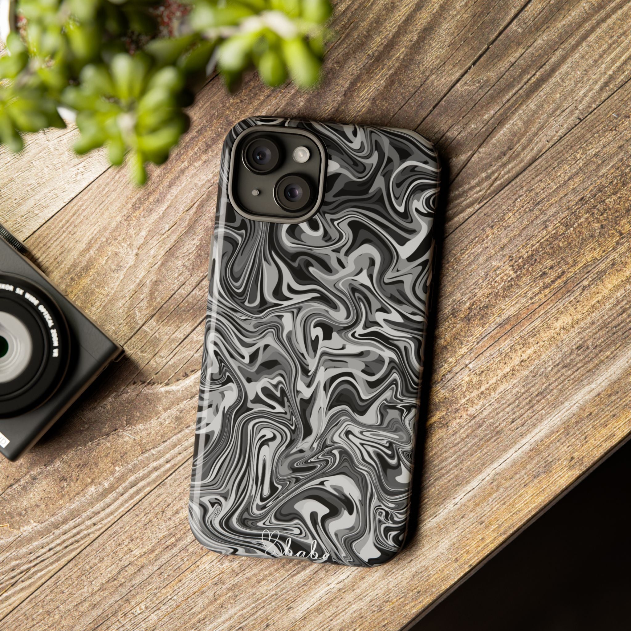 Ink Waves, Tough Phone Case.