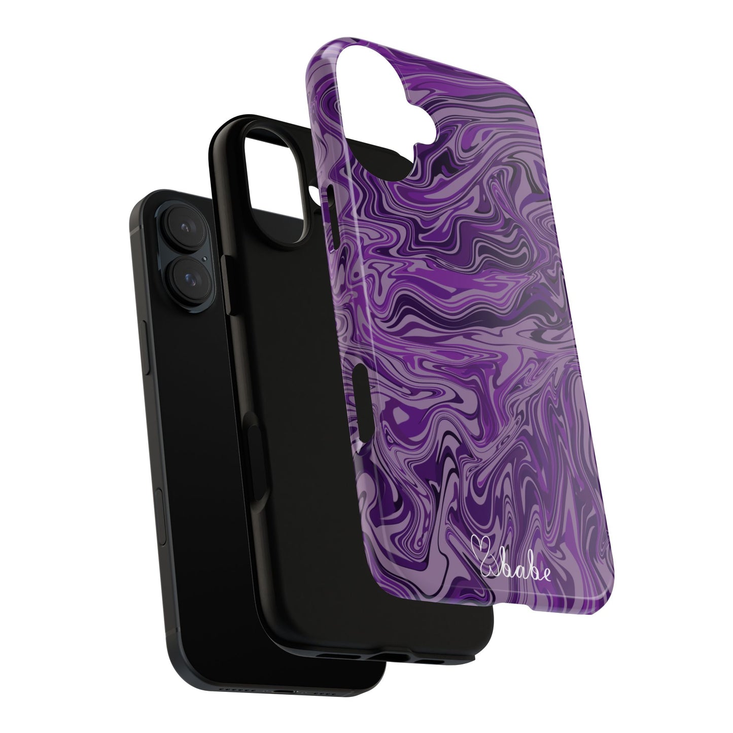 Purp Waves, Tough Phone Case.