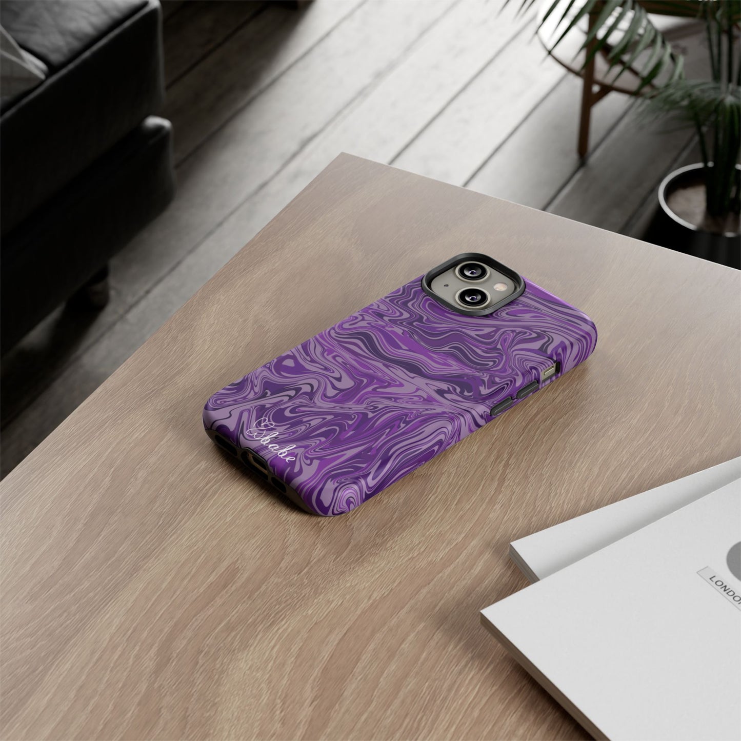 Purp Waves, Tough Phone Case.