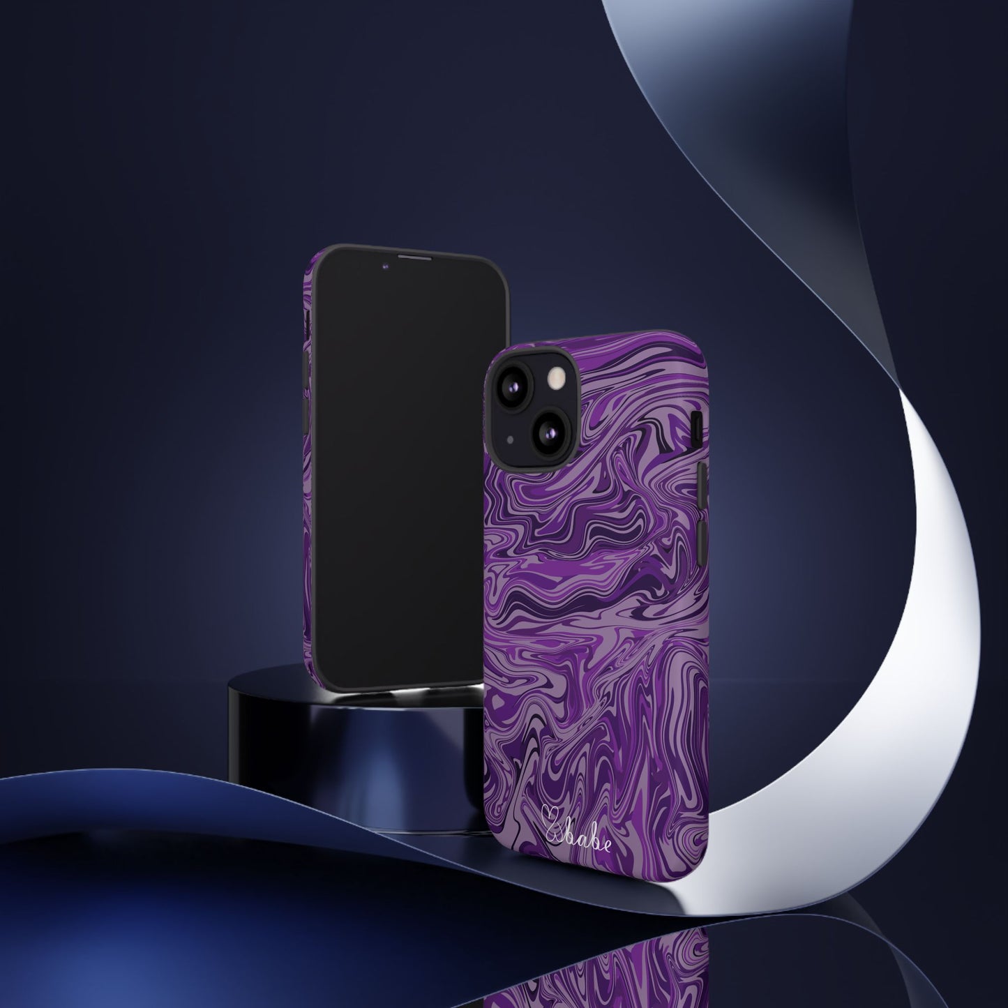 Purp Waves, Tough Phone Case.