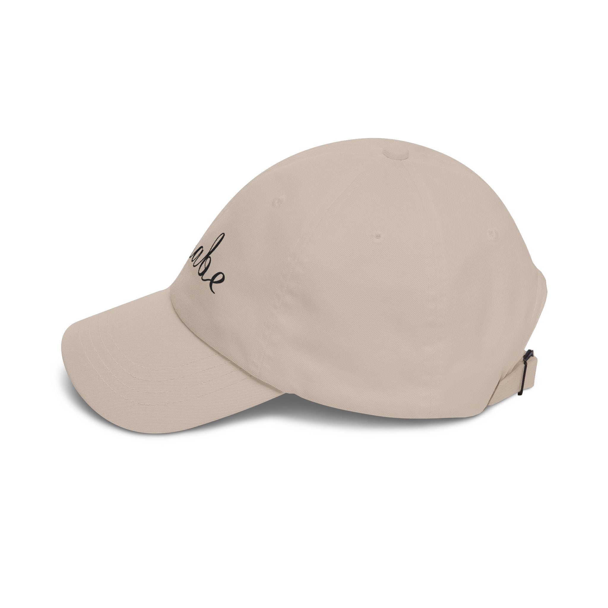 Pink Logo, Embroidered Dad Cap.