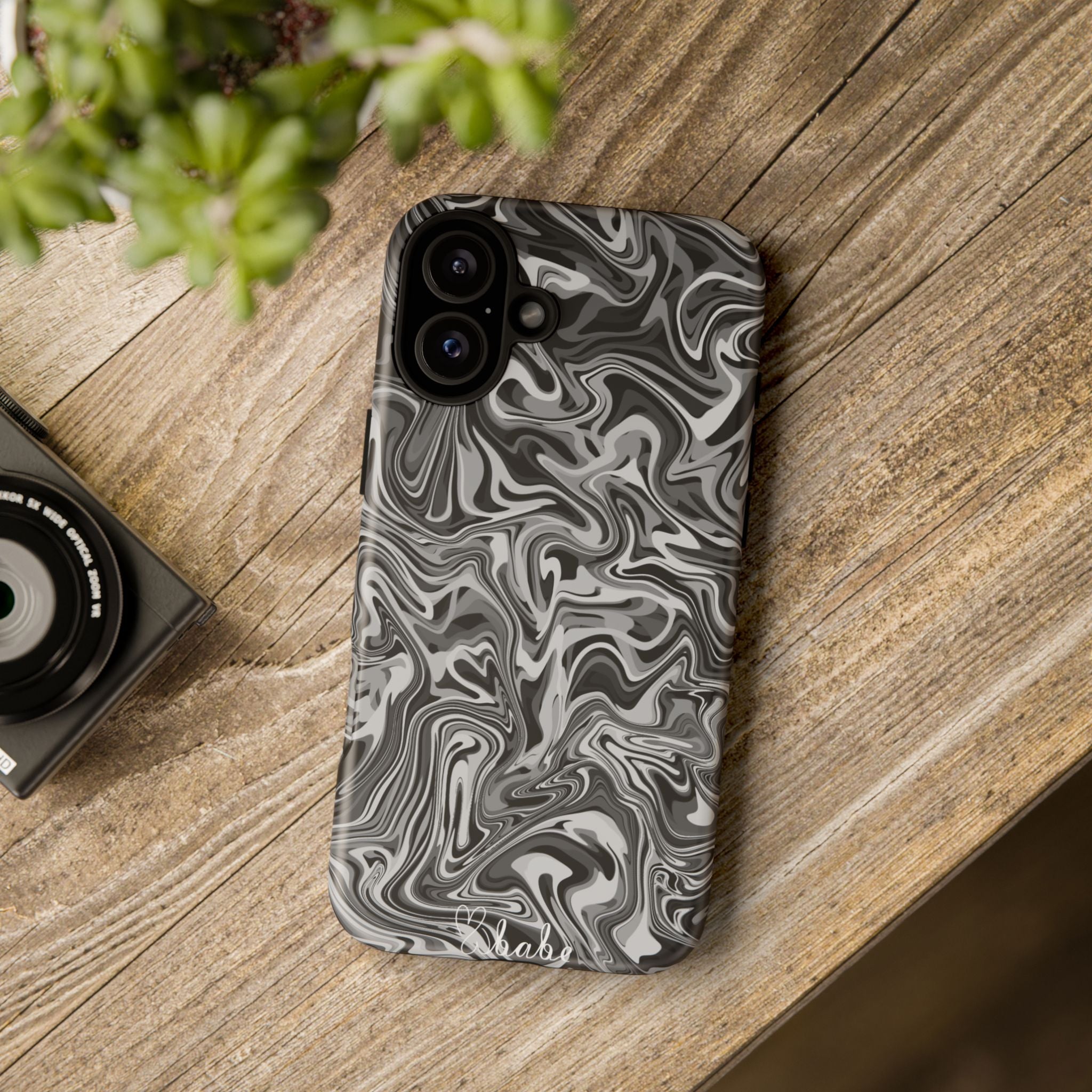 Ink Waves, Tough Phone Case.