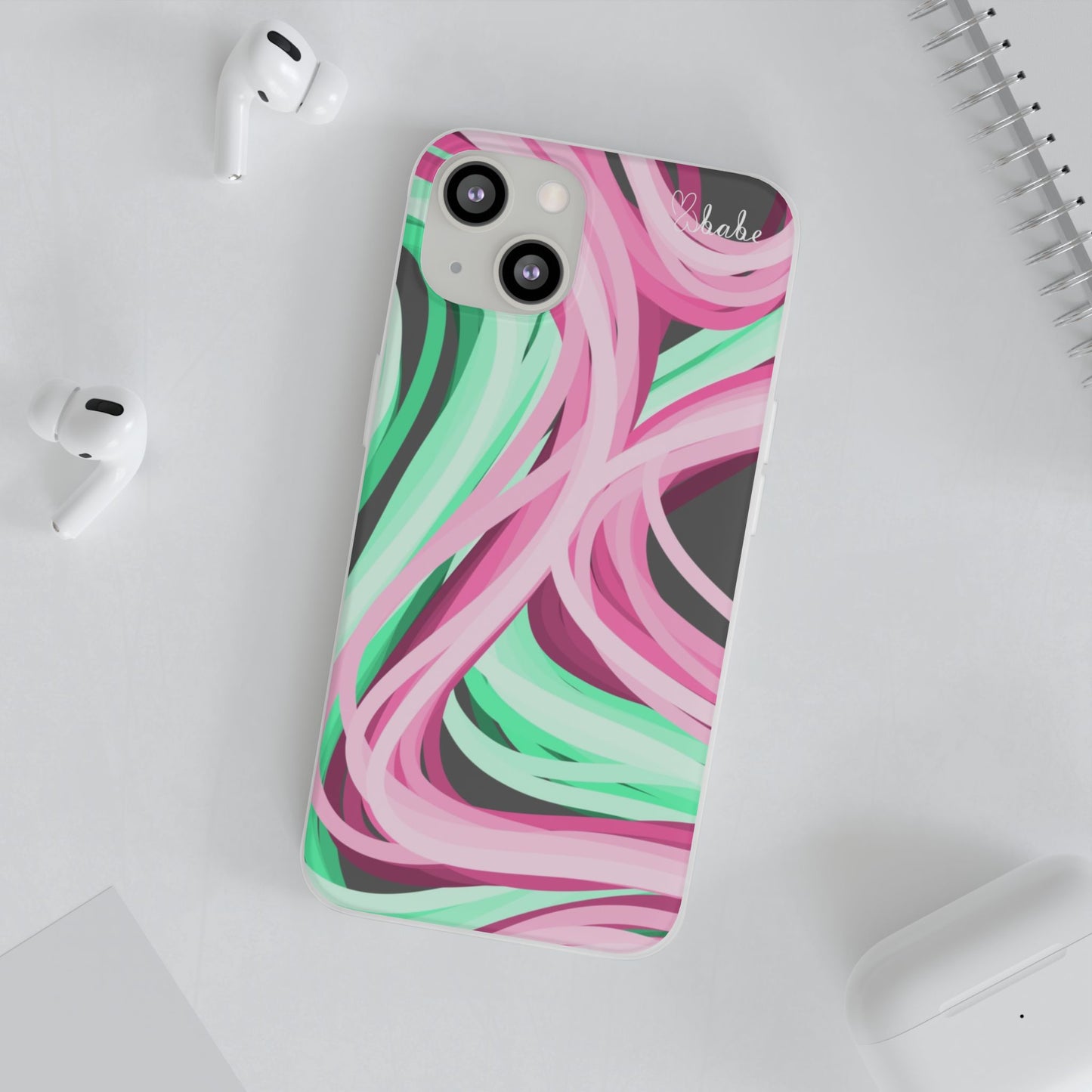 Neon Vines, Flexi Phone Case.