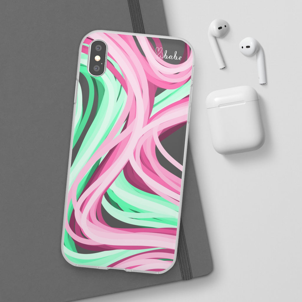 Neon Vines, Flexi Phone Case.