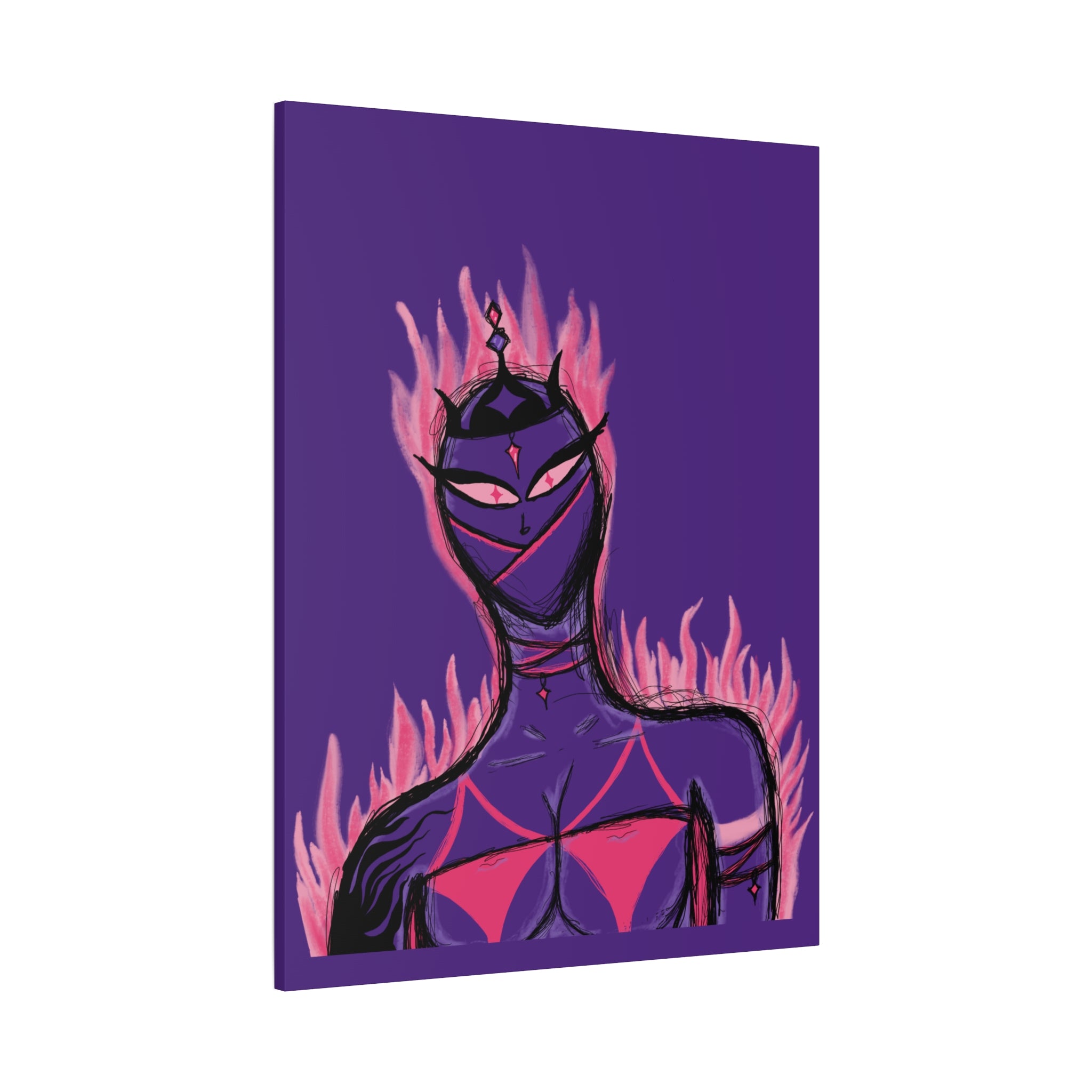 Blush Of Fire, Matte Canvas Print.