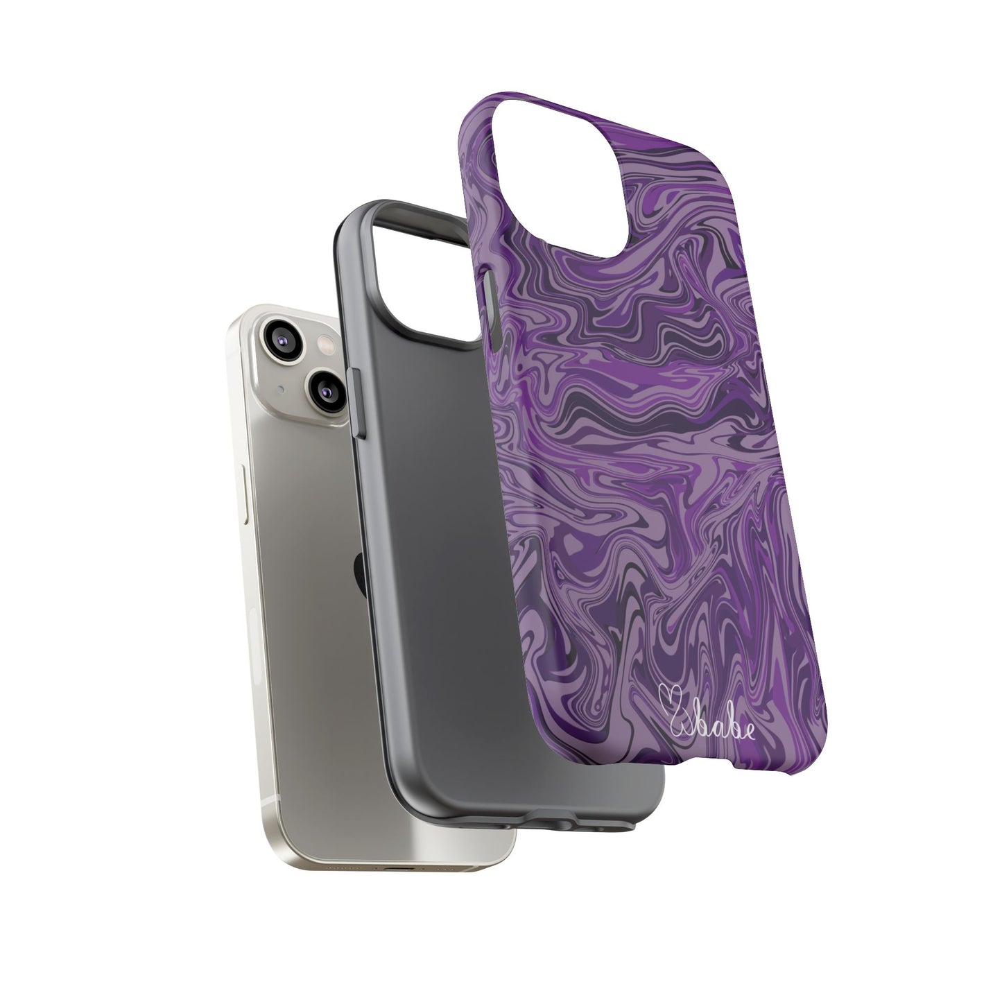 Purp Waves, Tough Phone Case.