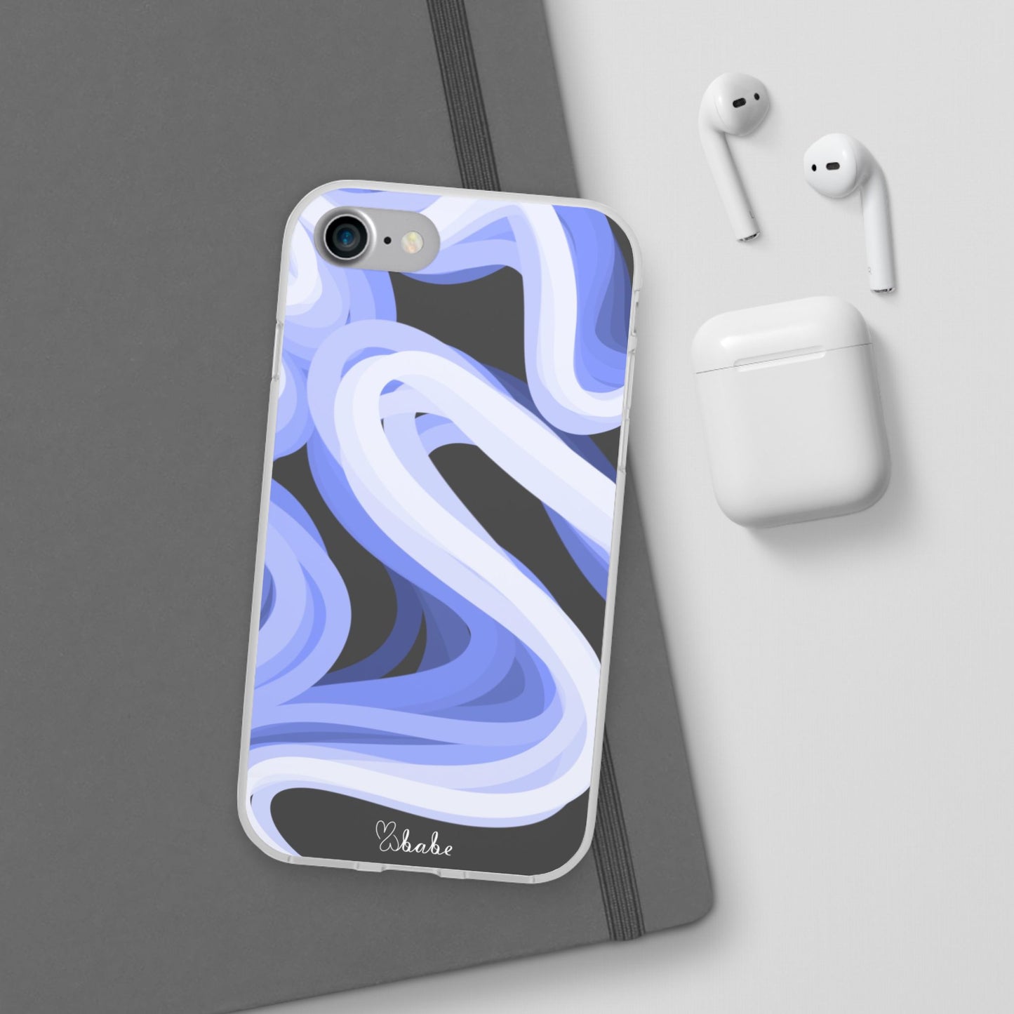 Blue Vines, Flexi Phone Case.