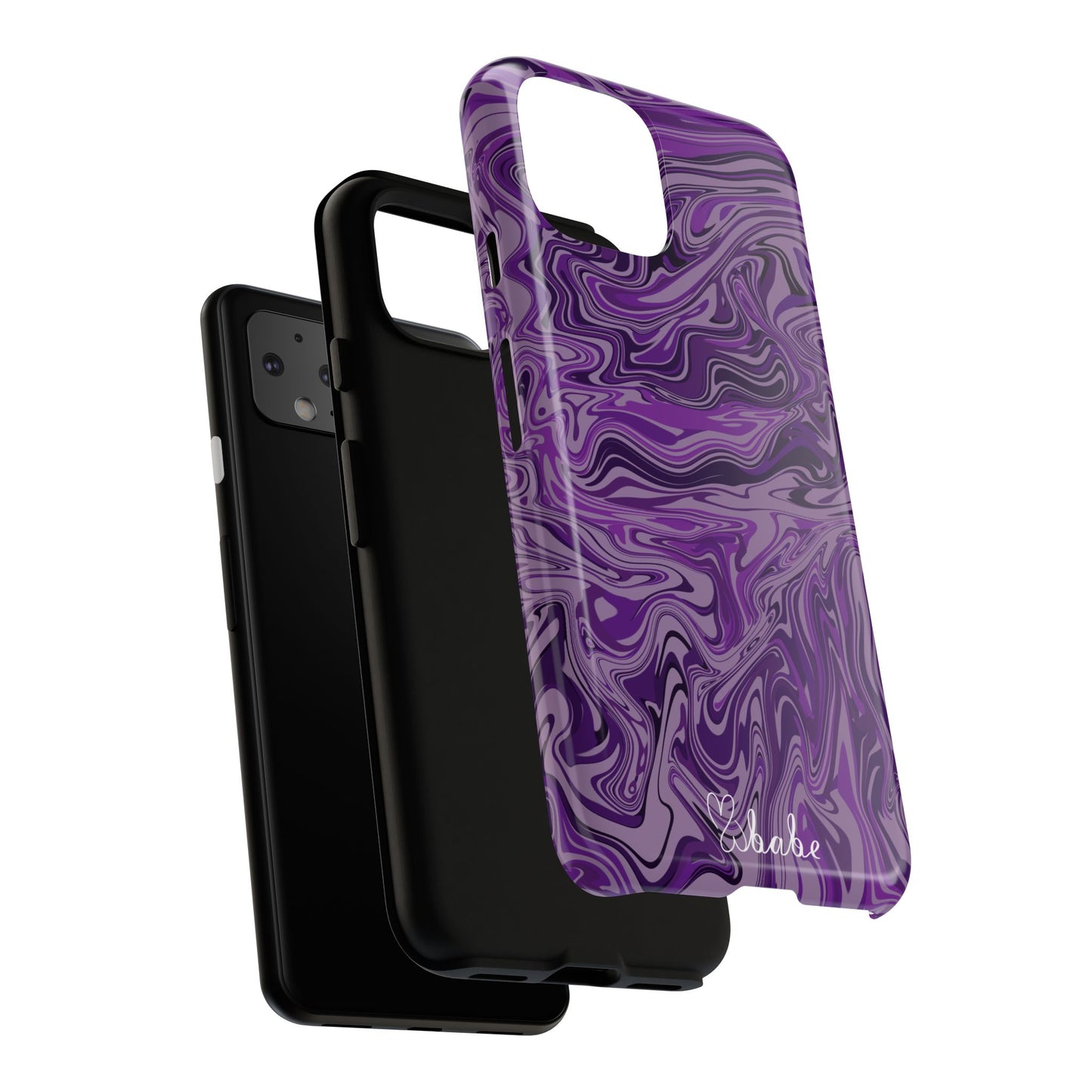 Purp Waves, Tough Phone Case.