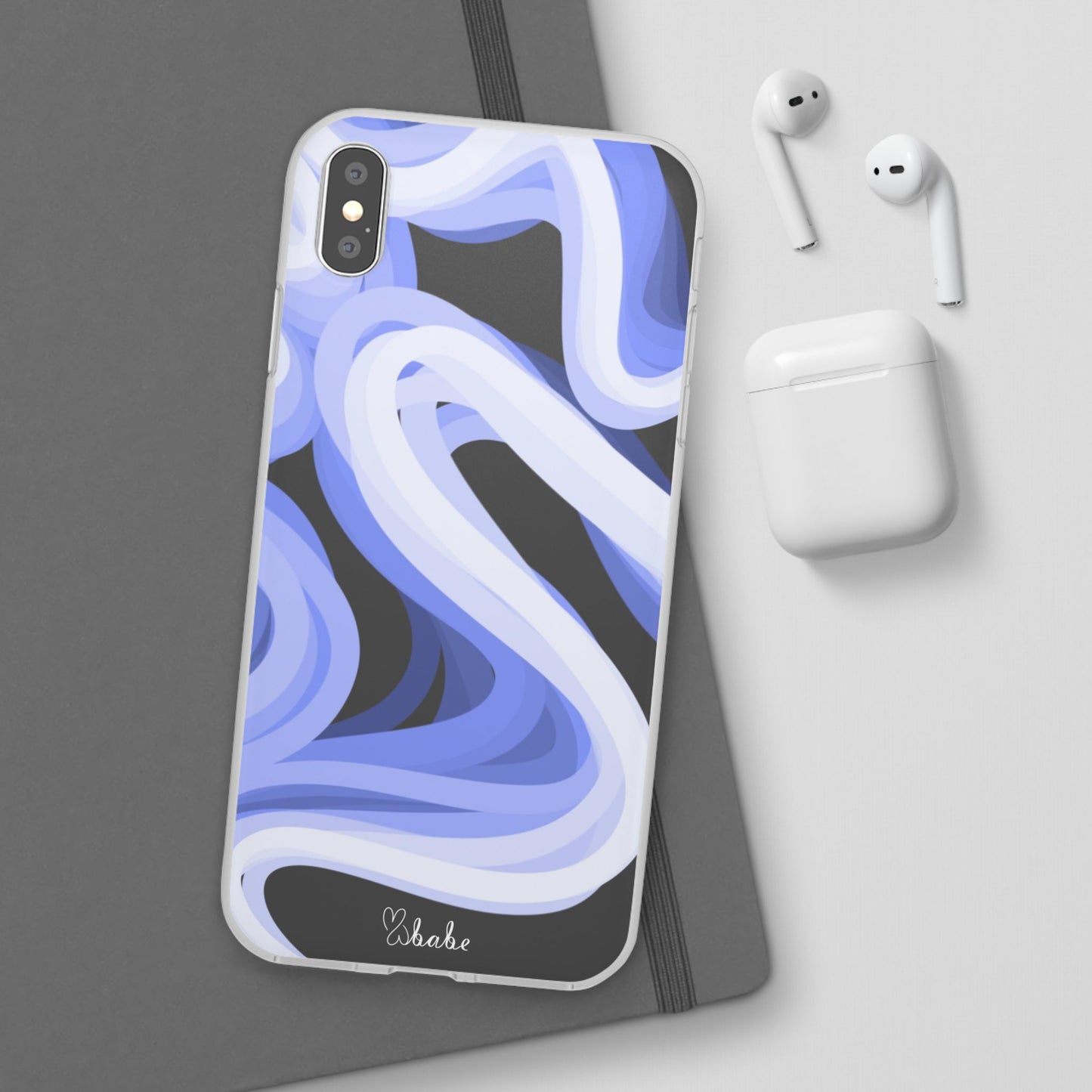 Blue Vines, Flexi Phone Case.