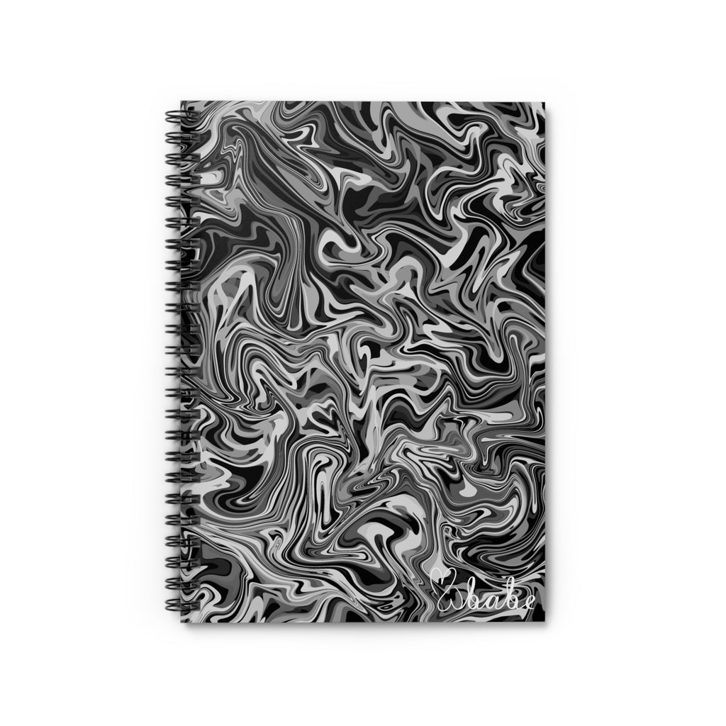 Ink Waves, Spiral Notebook.