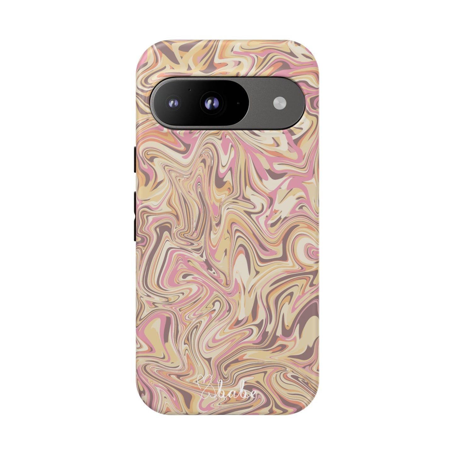 Peach Waves, Tough Phone Case.