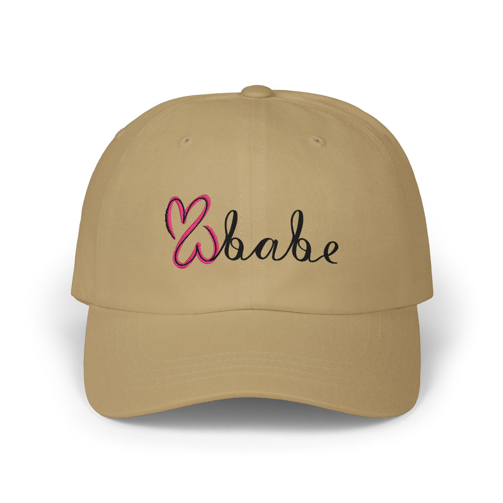 Pink Logo, Embroidered Dad Cap.