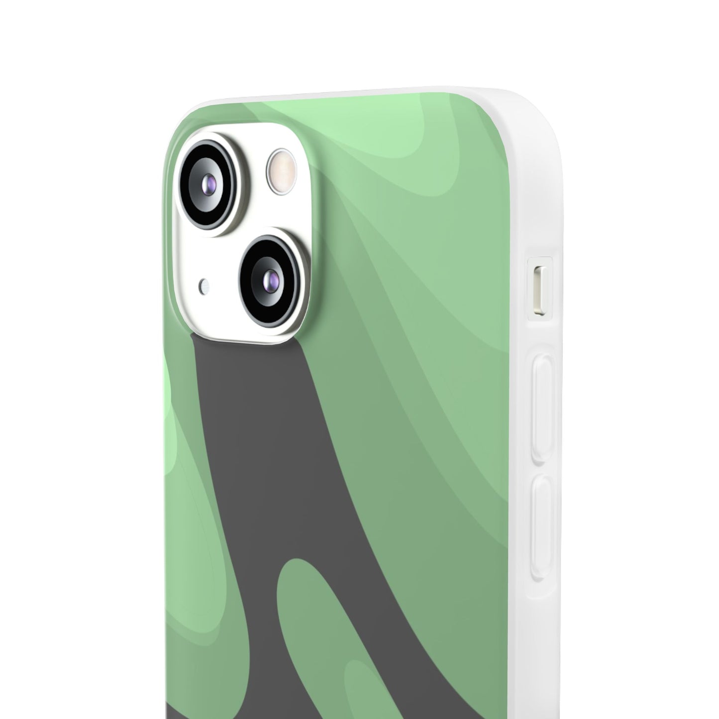 Mint Waves, Flexi Phone Case.