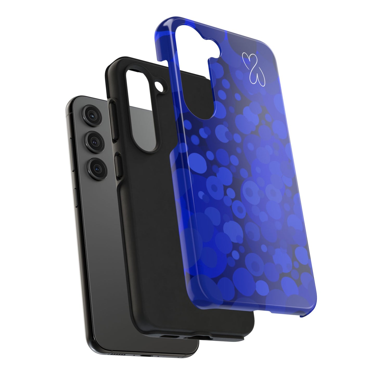 Blue Bubbles, Tough Phone Case