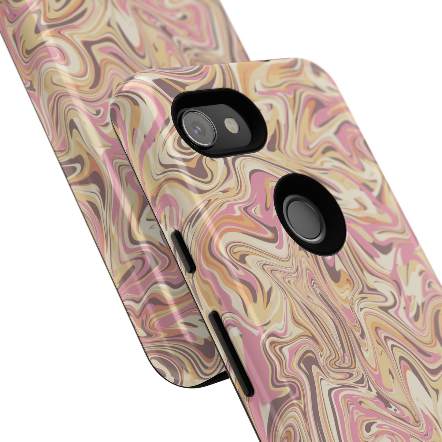 Peach Waves, Tough Phone Case.