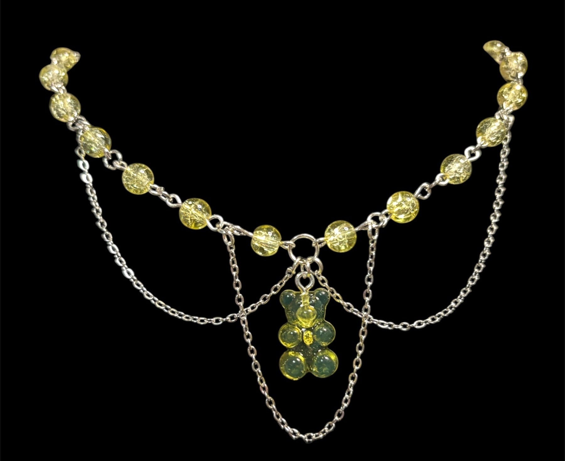 Yellow Gummy Bear Necklace