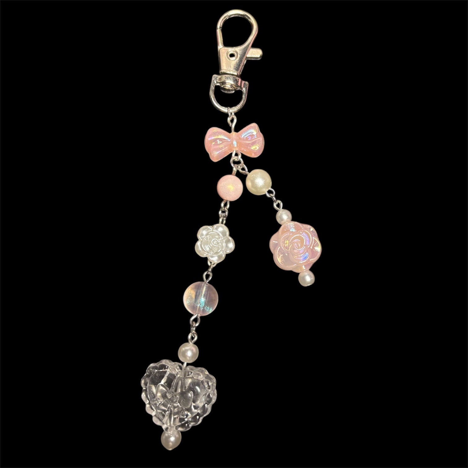 Blush Petal Bag Charm