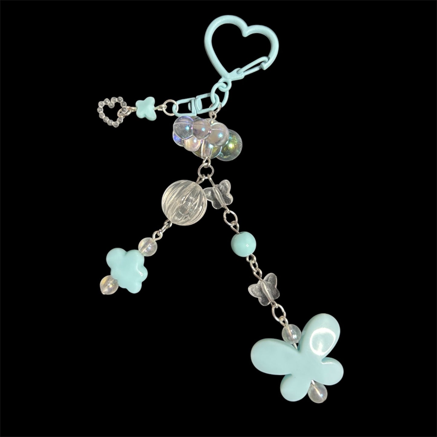 Blue Butterfly Bag Charm